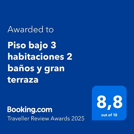 Piso Bajo 3 2 Banos Y Gran Terraza * 德尼亚